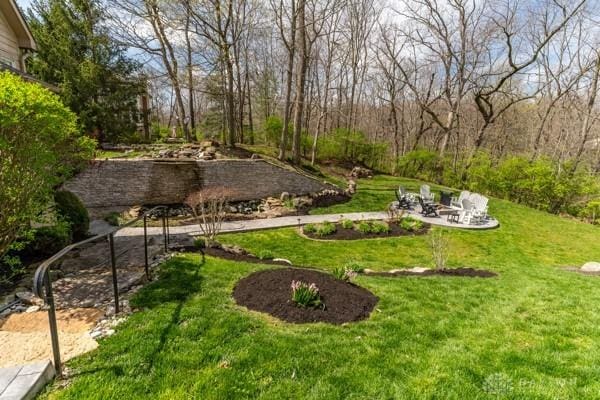 view of yard with a patio