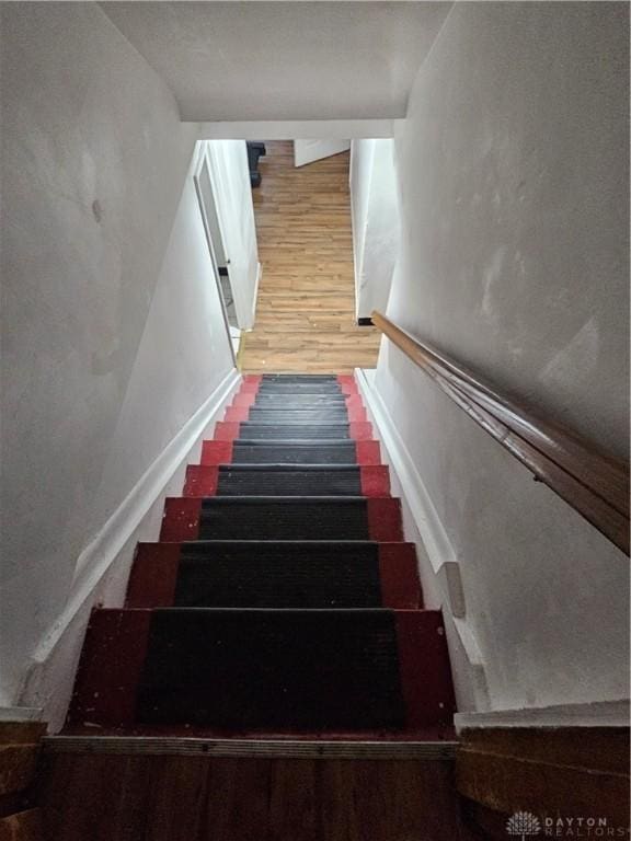 25 Redwood Ave, Dayton, OH 45405 - staircase with wood finished floors