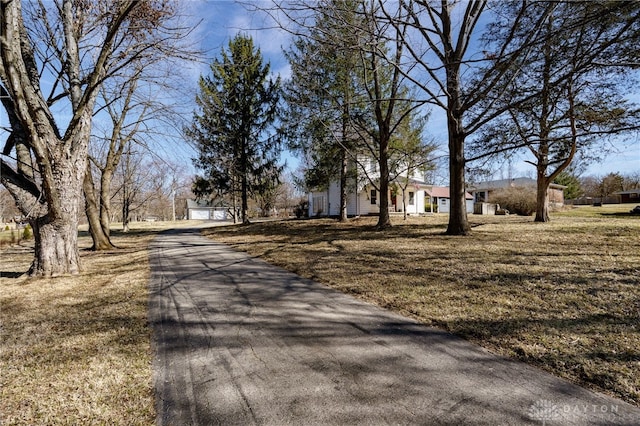 view of street with driveway