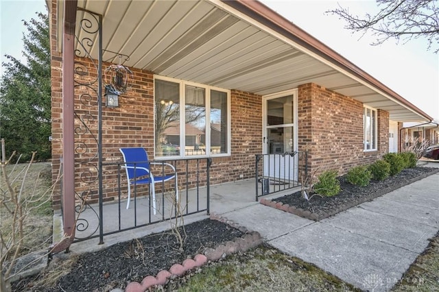 view of patio with covered porch