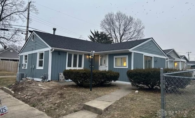 1297 Southlyn Dr, Dayton, OH 45409 - ranch-style home with fence and central AC
