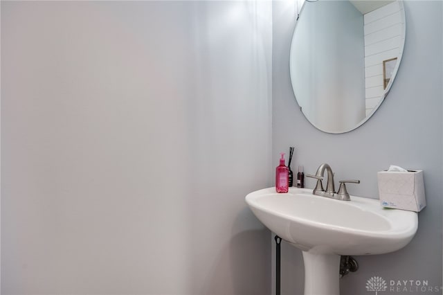 bathroom with a sink