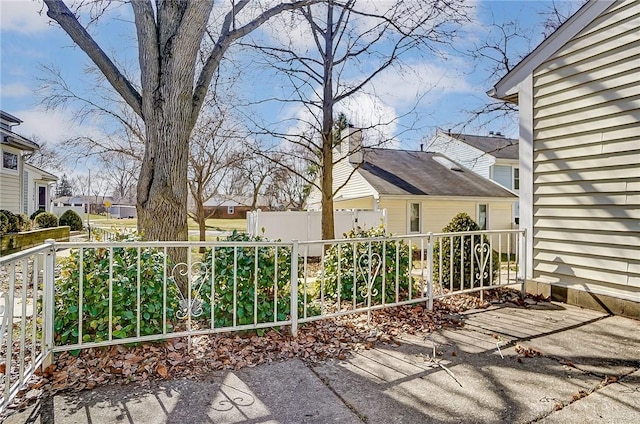 view of patio / terrace with fence