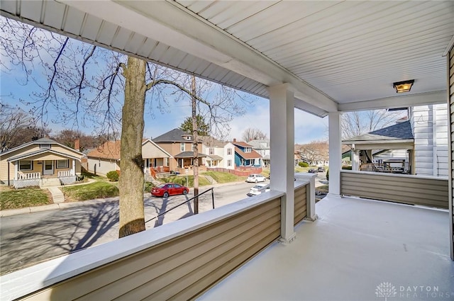 252 Illinois Ave, Dayton, OH 45410 - covered porch featuring a residential view