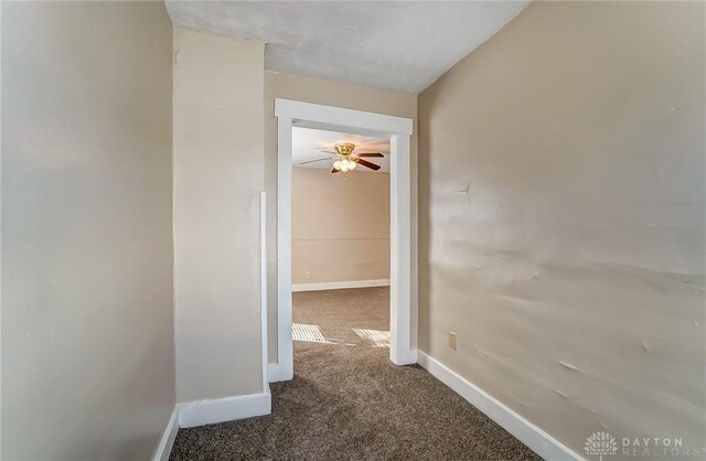 252 Illinois Ave, Dayton, OH 45410 - hall featuring carpet and baseboards