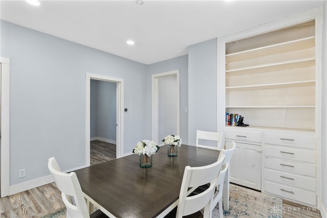 331 Morton Ave, Dayton, OH 45410 - dining area featuring recessed lighting, light wood-style floors, and baseboards