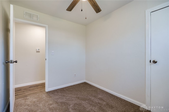 5027 Hackett Dr, Dayton, OH 45417 - carpeted empty room featuring ceiling fan and baseboards