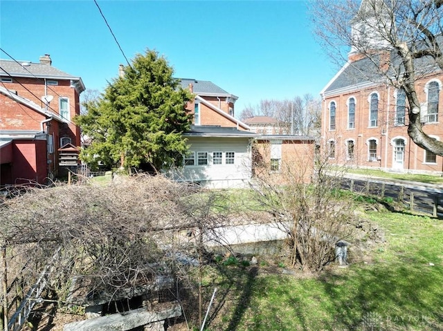 view of rear view of property