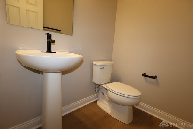 2855 Sky Crossing Dr Unit 50, Beavercreek, OH 45434 - bathroom featuring toilet and wood finished floors