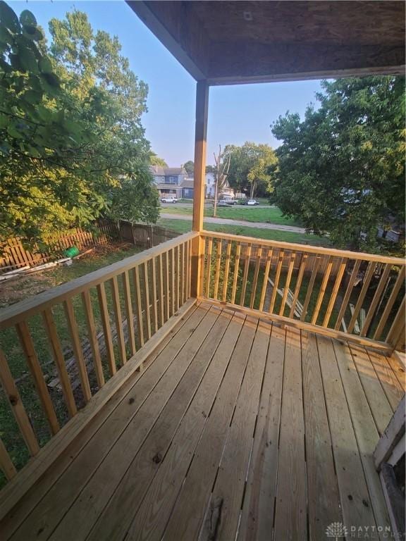 view of deck