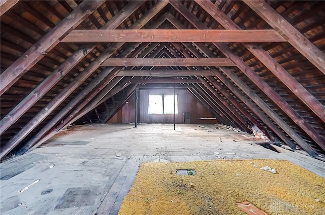 322 Hickory St, Dayton, OH 45410 - view of unfinished attic