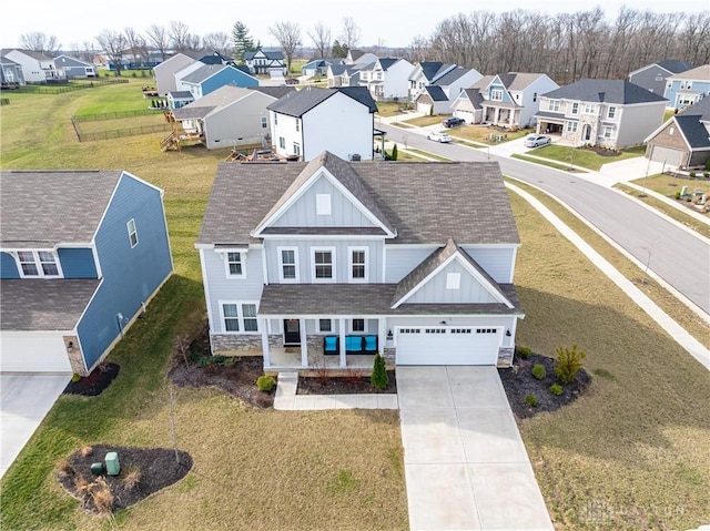 2012 Prestwick Bnd, Miamisburg, OH 45342 - birds eye view of property featuring a residential view