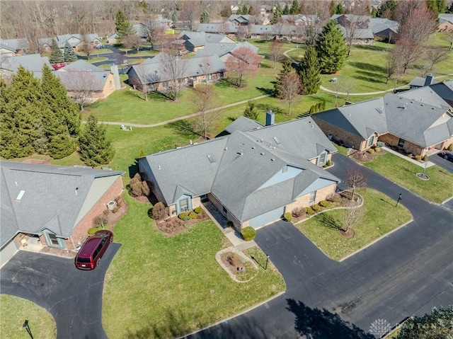 birds eye view of property featuring a residential view
