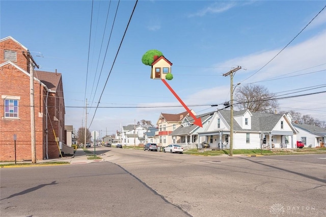 131 S Mulberry St, Troy, OH 45373 - view of asphalt street with a residential view and sidewalks