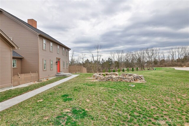 view of yard