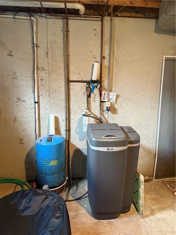view of utility room