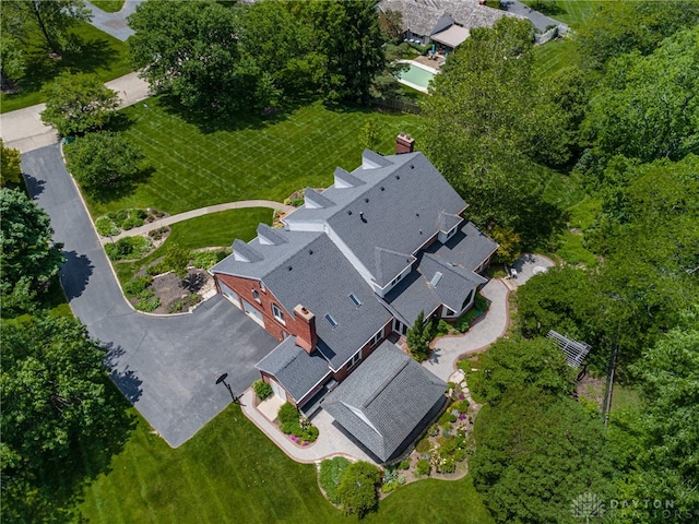 533 Lockerbie Ln, Kettering, OH 45429 - bird's eye view