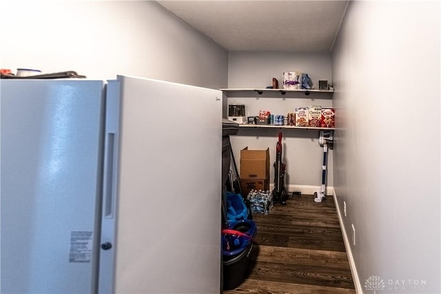 view of storage room
