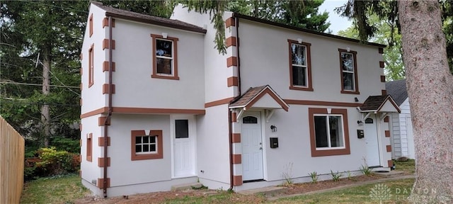 4362 Sunray Rd Unit 4358, Dayton, OH 45429 - view of front of property featuring stucco siding and fence