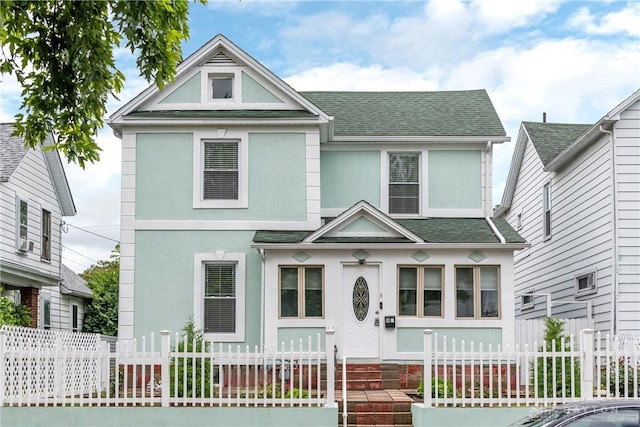 82 Notre Dame Ave, Dayton, OH 45404 - view of front of home with stucco siding and roof with shingles