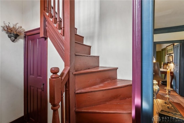 view of staircase