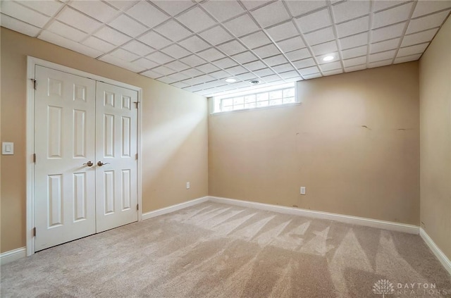 1713 Country Corner Ln, Washington Twp, OH 45458 - basement with carpet floors and baseboards