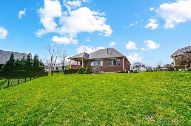 1713 Country Corner Ln, Washington Twp, OH 45458 - rear view of property with brick siding