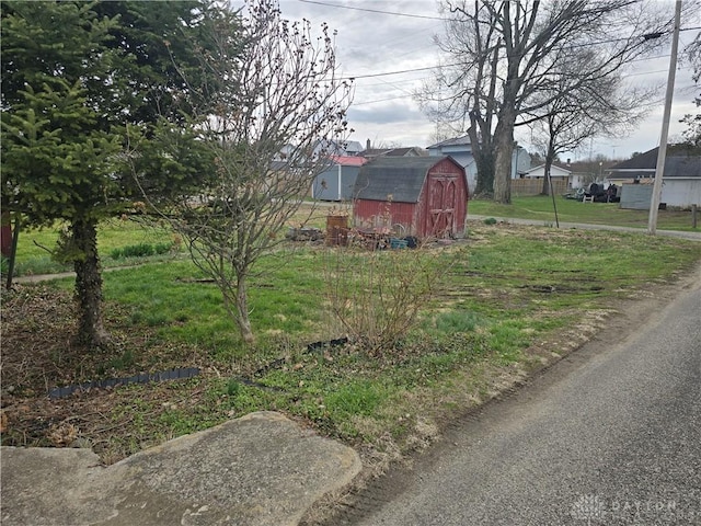 207 E Main St, New Paris, OH 45347 - view of yard with a storage shed