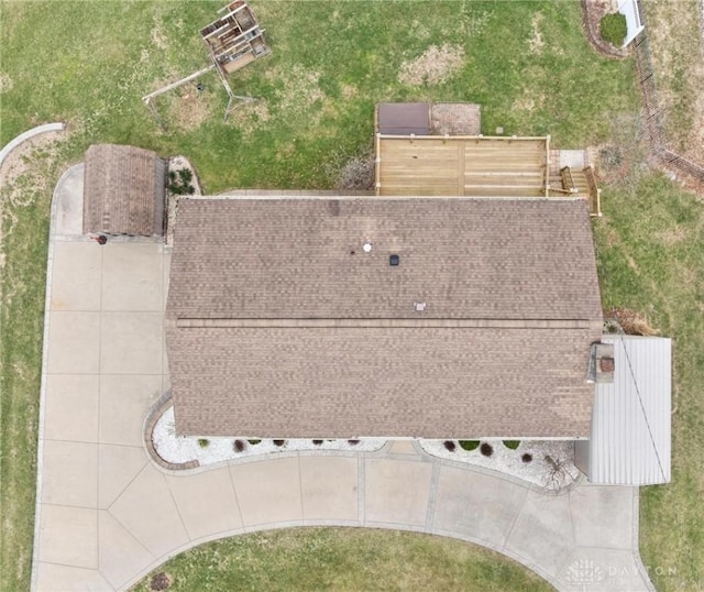 drone / aerial view