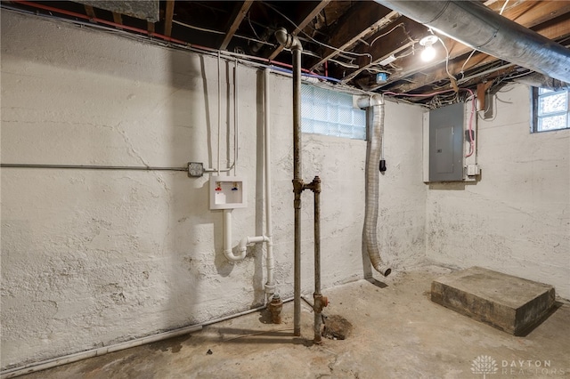 1711 Emerson Ave, Dayton, OH 45406 - below grade area featuring electric panel
