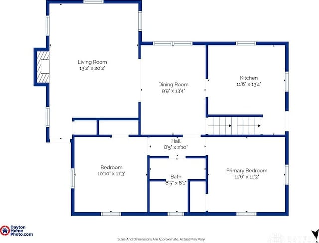 1711 Emerson Ave, Dayton, OH 45406 - floor plan