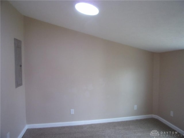 127 New Burlington Rd, Waynesville, OH 45068 - empty room featuring baseboards, carpet floors, and electric panel