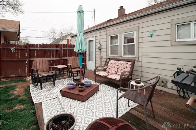 2311 Eden Ln, Dayton, OH 45431 - view of patio with an outdoor hangout area