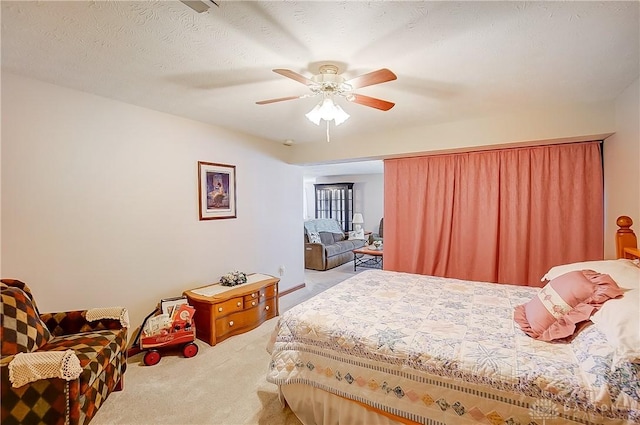 3949 E Summit Ridge Dr, Beavercreek, OH 45430 - bedroom with carpet floors and ceiling fan