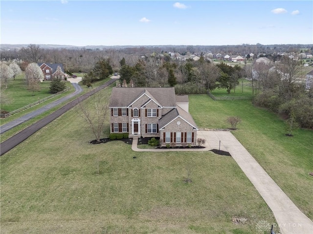 drone / aerial view