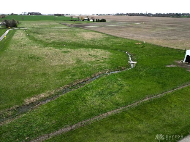 5469 Davis Rd, Jamestown Vlg, OH 45335 - birds eye view of property featuring a rural view