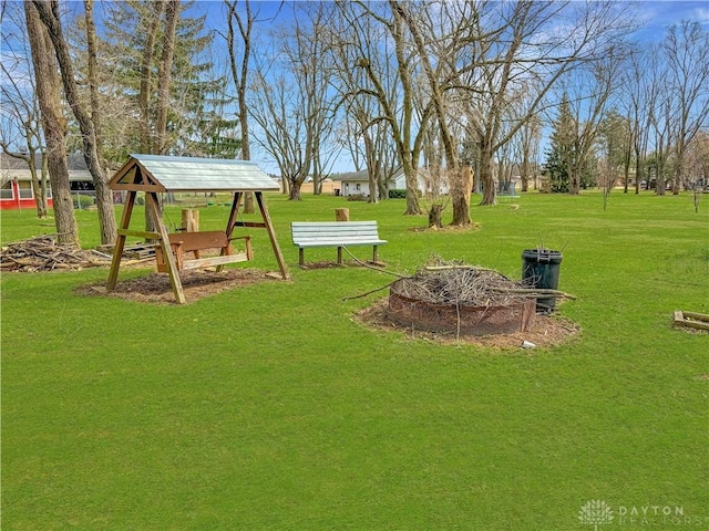 view of yard