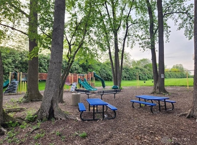 view of communal playground