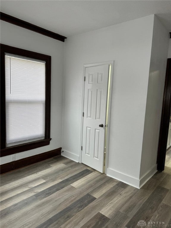 2312 Parkland Ave, Dayton, OH 45405 - empty room with baseboards and wood finished floors