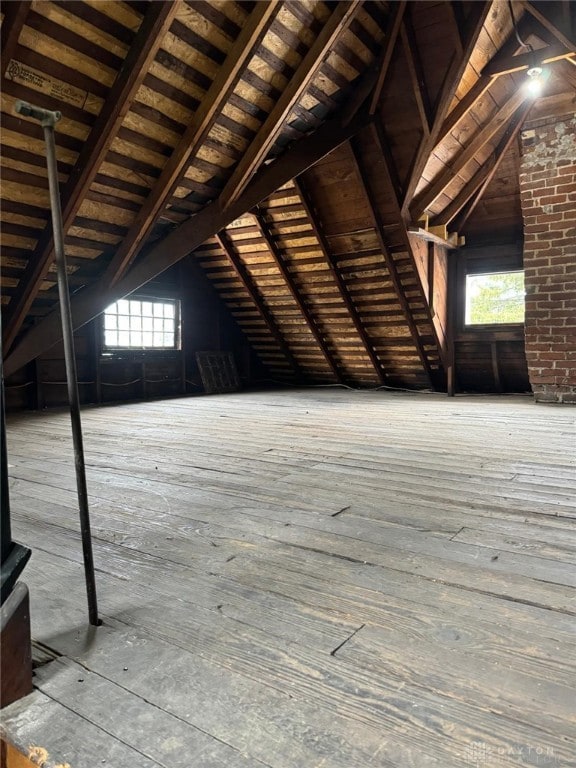 2312 Parkland Ave, Dayton, OH 45405 - unfinished attic with a wealth of natural light