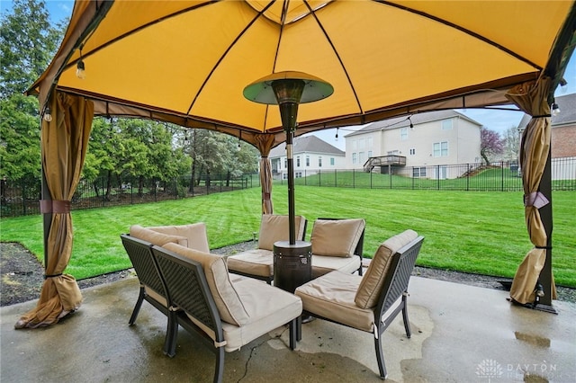 433 Vincent Ct, Middletown, OH 45042 - view of patio with a gazebo