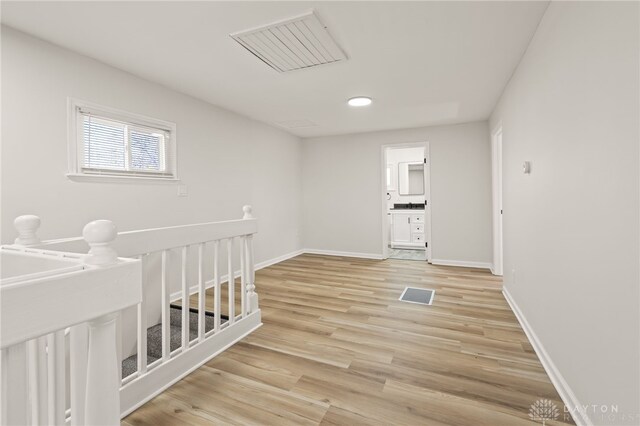 4433 Lambeth Dr, Dayton, OH 45424 - empty room with baseboards, light wood-type flooring, and visible vents