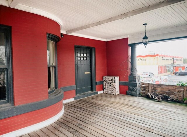 1400 E 3rd St, Dayton, OH 45403 - view of wooden deck