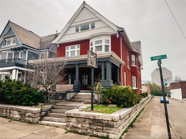 1400 E 3rd St, Dayton, OH 45403 - view of front of house with a porch