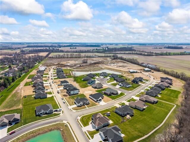 2164 Northbridge Trl, Troy, OH 45373 - aerial view of residential area featuring a nearby body of water