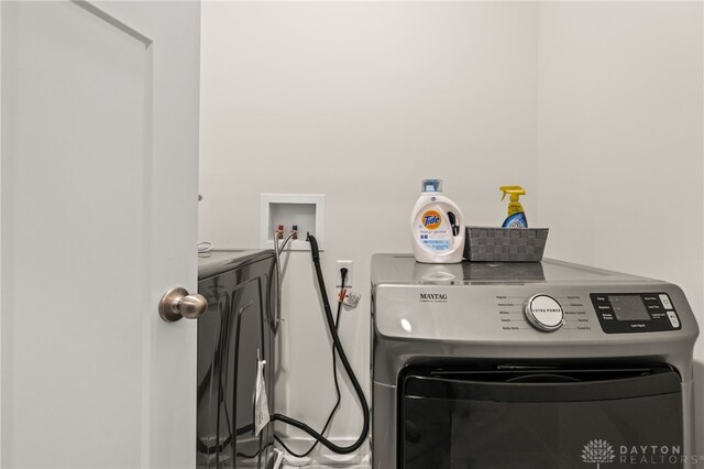 3059 Canvasback Ct, Franklin Twp, OH 45005 - clothes washing area featuring laundry area and washing machine and clothes dryer