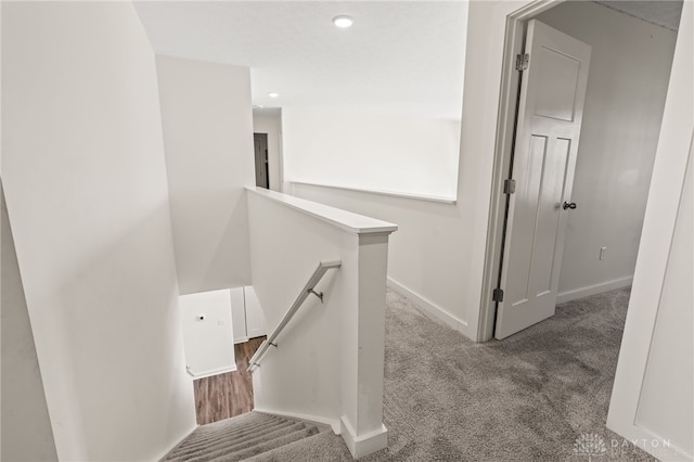 3059 Canvasback Ct, Franklin Twp, OH 45005 - stairs with carpet floors, baseboards, and recessed lighting