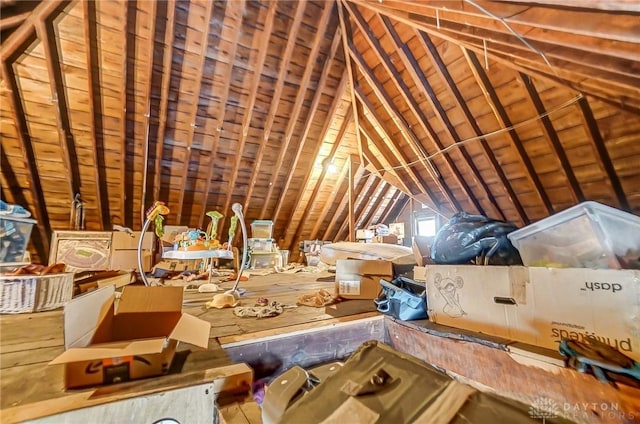 357 High St, Wilmington, OH 45177 - view of attic