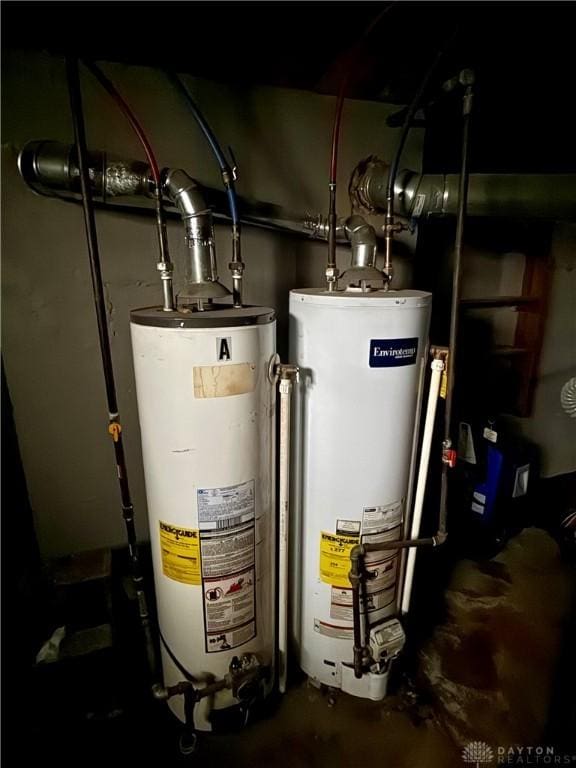 1029 Cumberland Ave, Dayton, OH 45406 - utility room with water heater