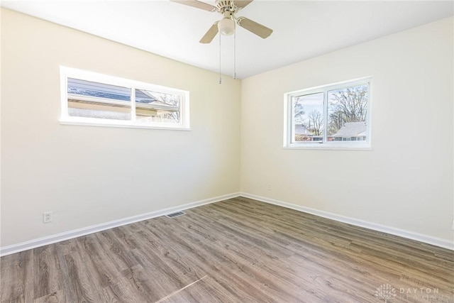 645 Brookfield Rd, Dayton, OH 45429 - unfurnished room featuring wood finished floors and a ceiling fan